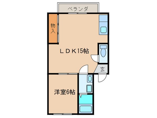 テラス高野の物件間取画像